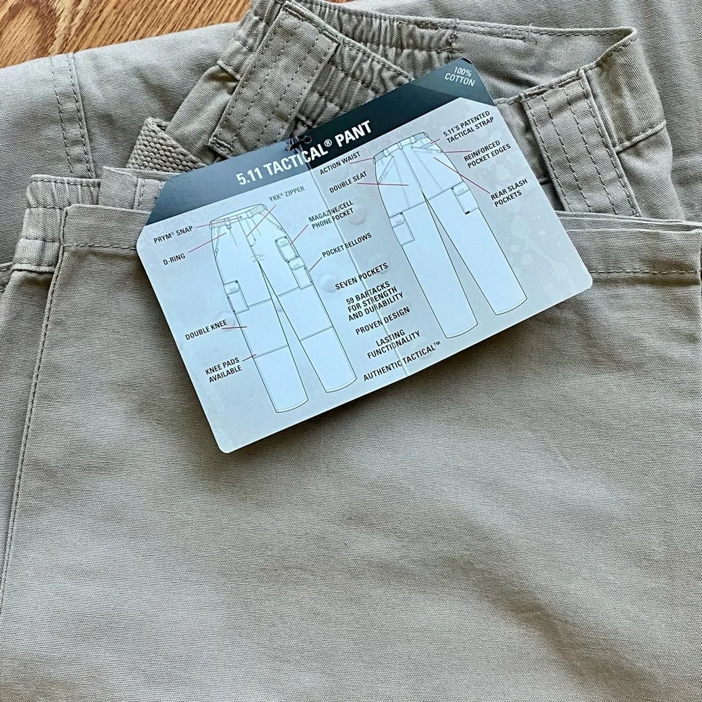 NWT 5.11 Tactical Men's Kahaki Cargo Pants - Picture 5 of 5